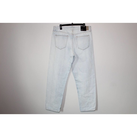 New Banana Republic Nettle Selvedge Relaxed Fit Jean Bleach Blue Men's 35 H14458 - Picture 5 of 13